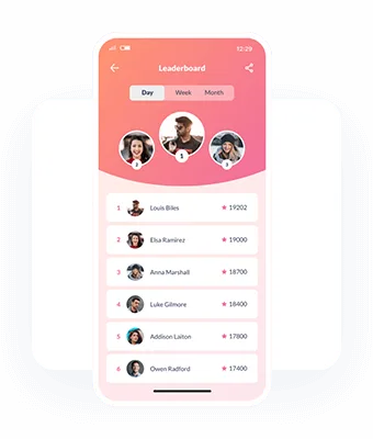 Gamified reward programs - leaderboard